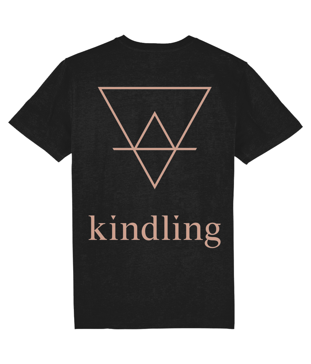 Kindling - FLB & back logo - Organic Cotton Teeshirt