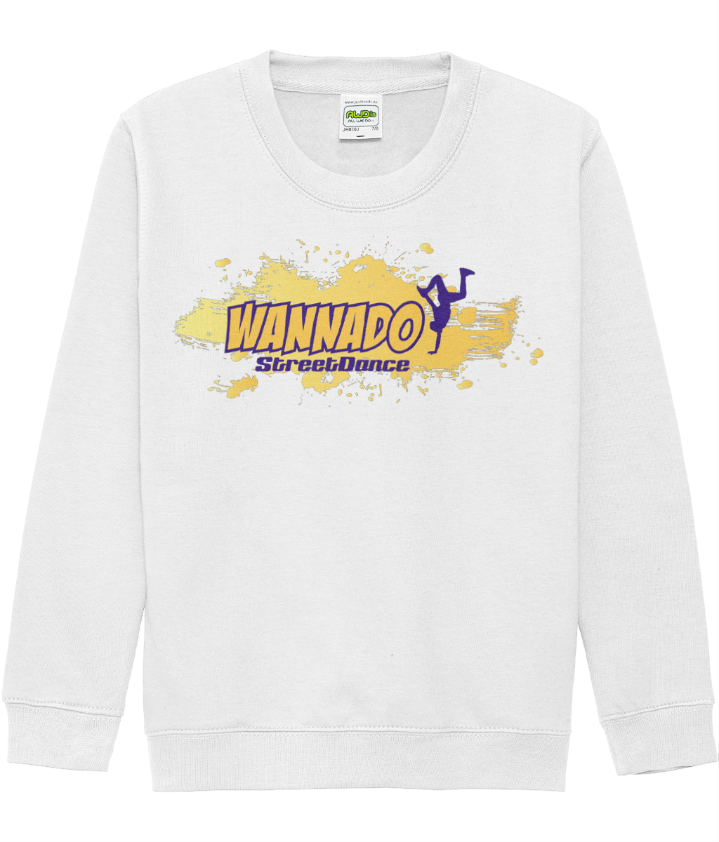 Wannado Street Dance Kids Sweat Shirt - Splash Print