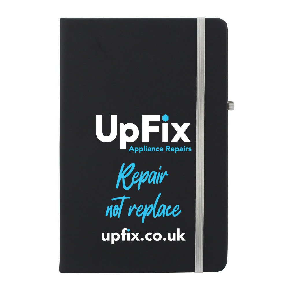 Upfix - Black Soft Feel A5 Notebook