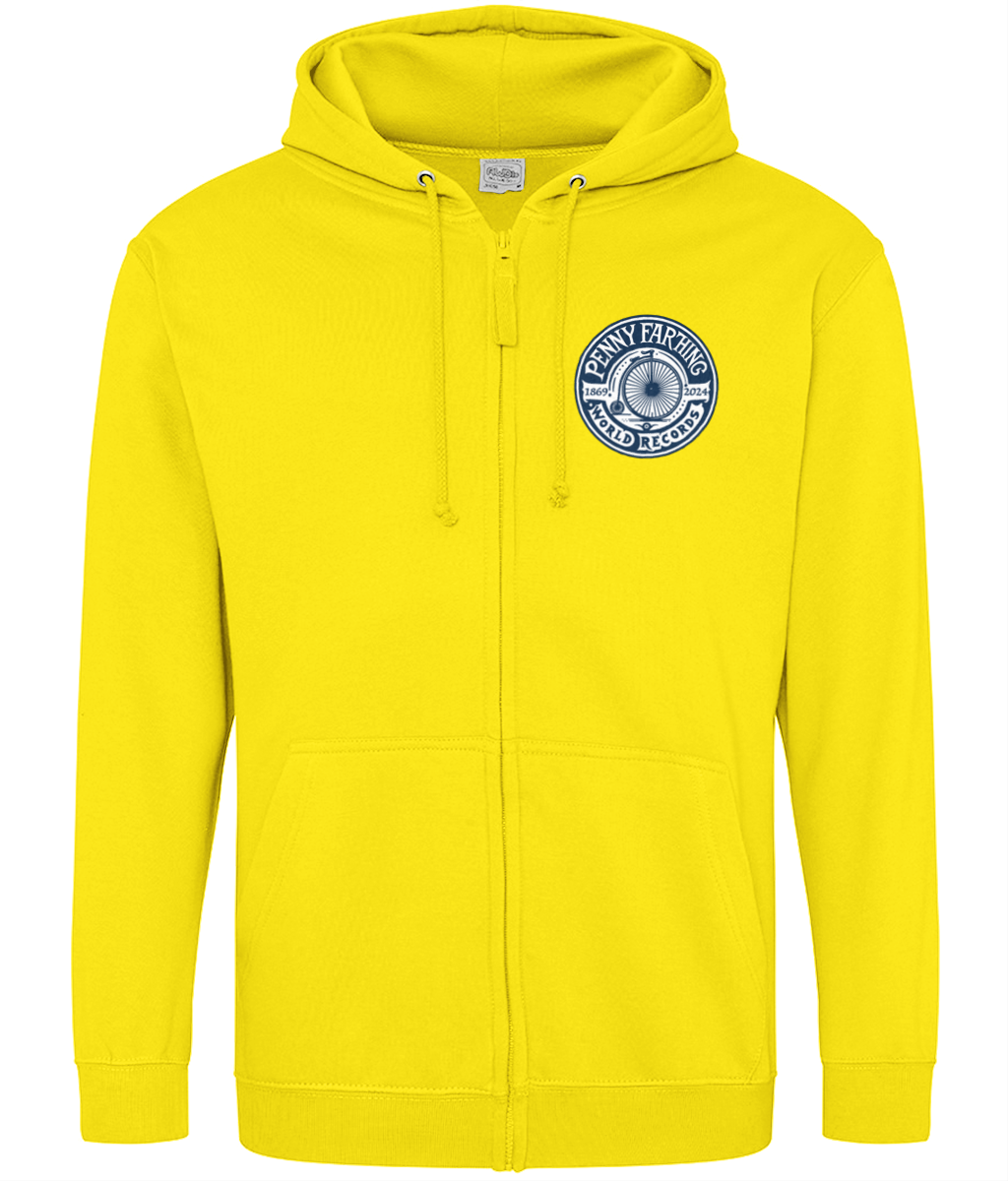 Penny Farthing Guinness World Records - Official Zipup Hoodie