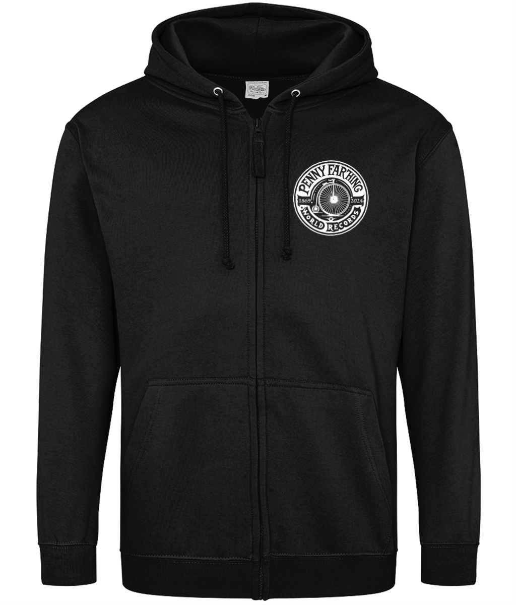 Penny Farthing Guinness World Records - Official Zipup Hoodie