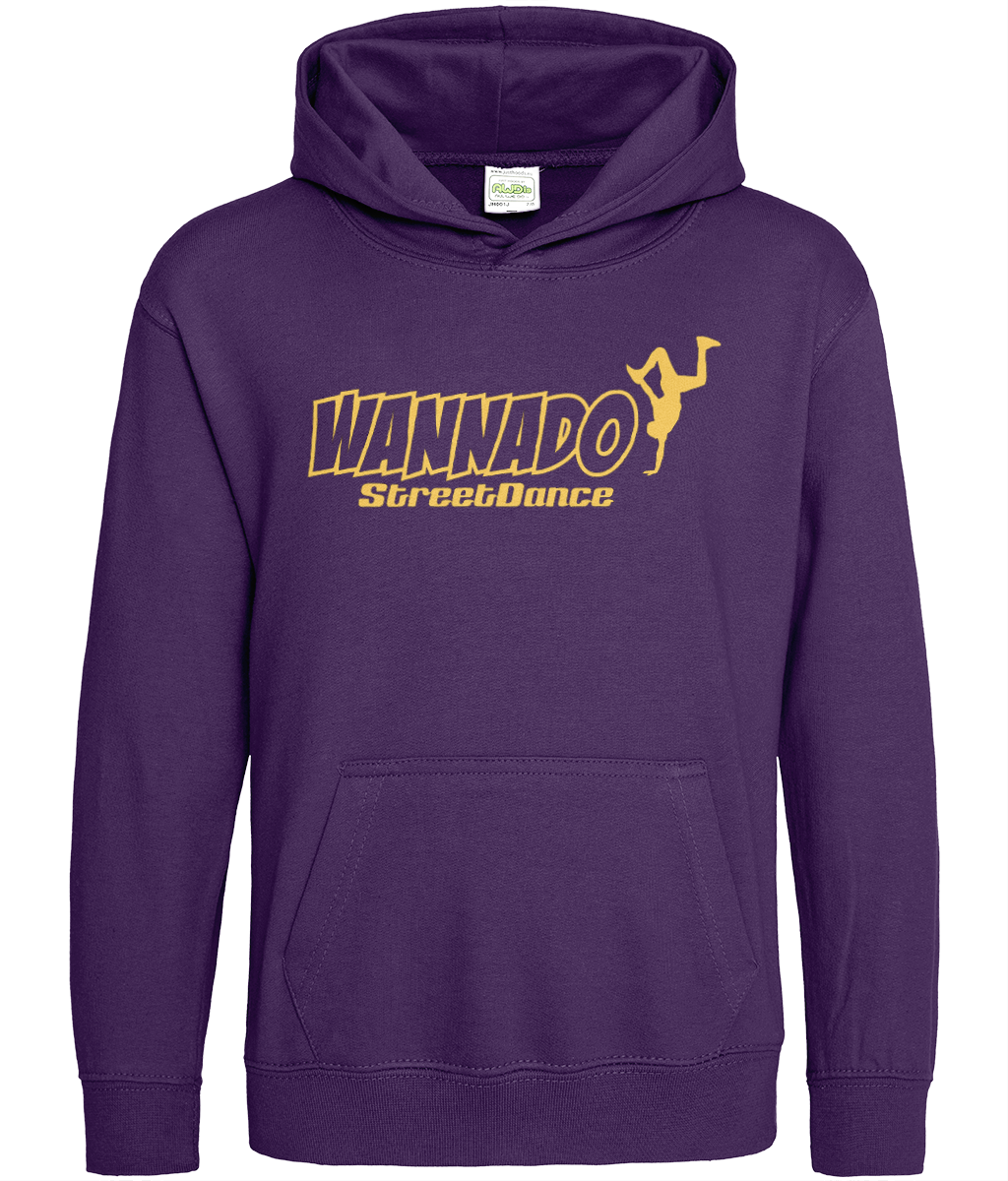 Wannado Street Dance Kids Hoodie - Yellow Print