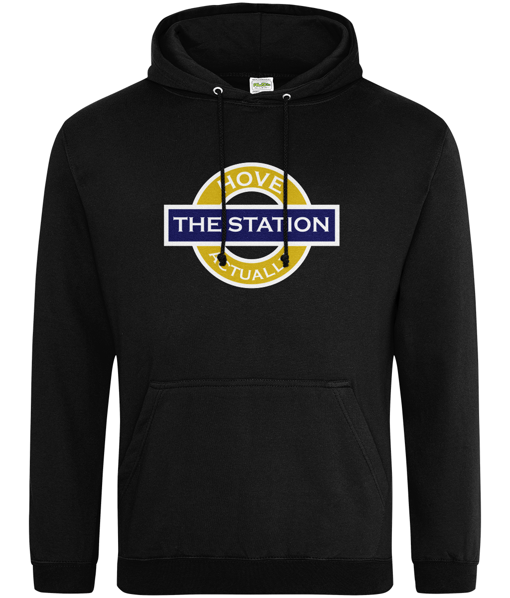 The Station Pub - College Hoodie - Chest Logo