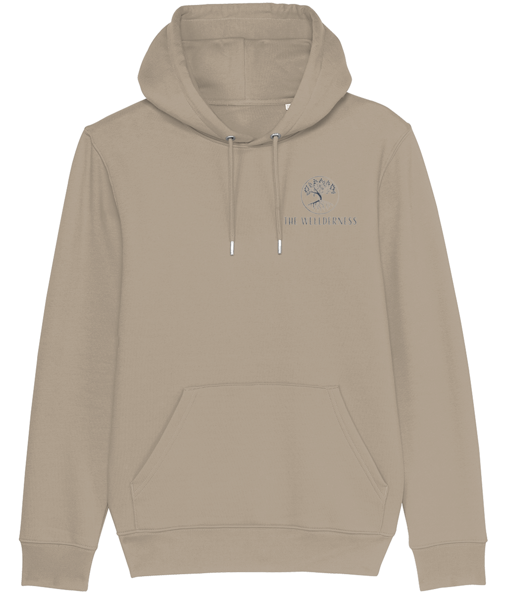 Wellderness Enviro Hoodie - with Blue Print