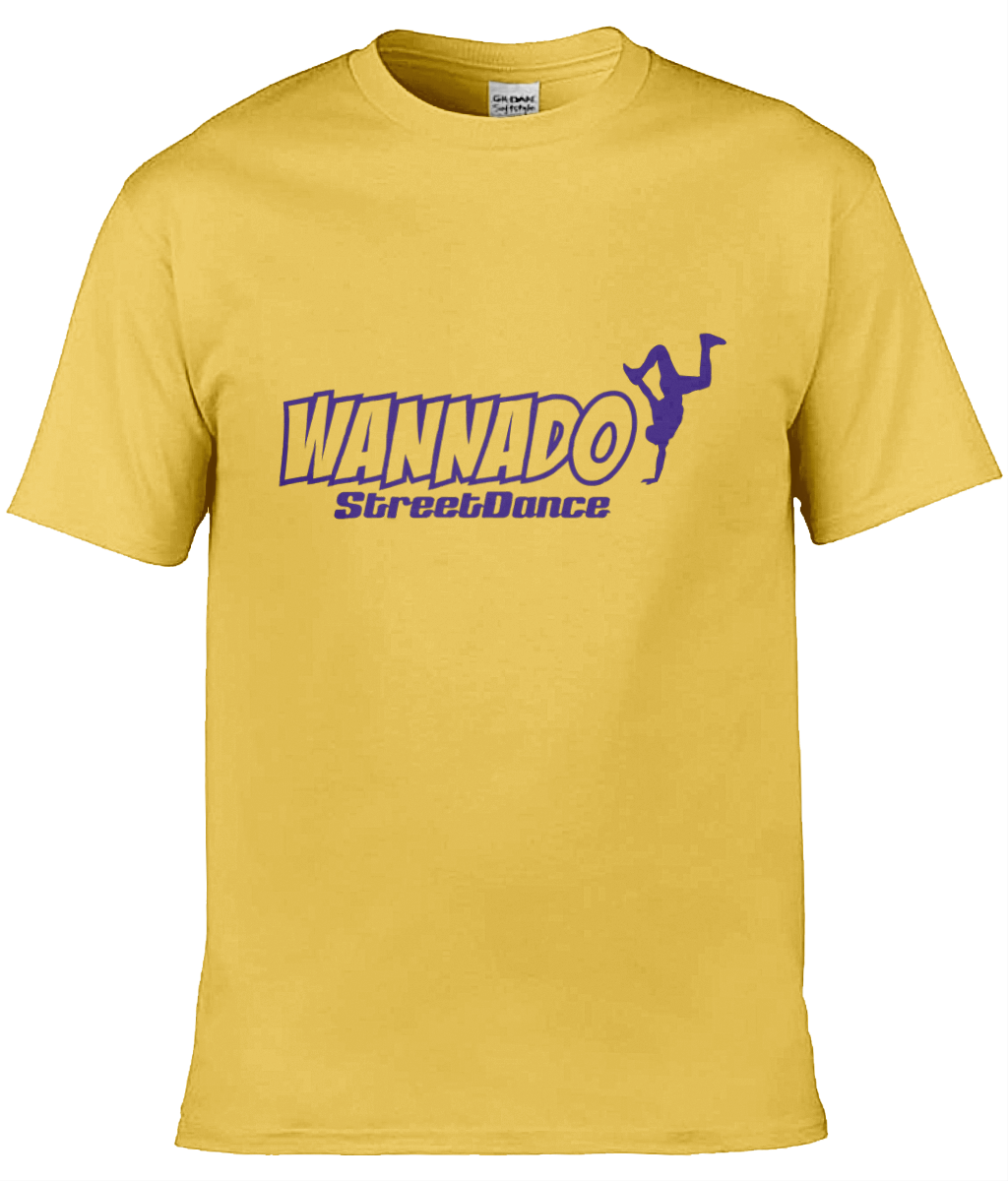 Wannado Street Dance Adult T shirt - Purple Print
