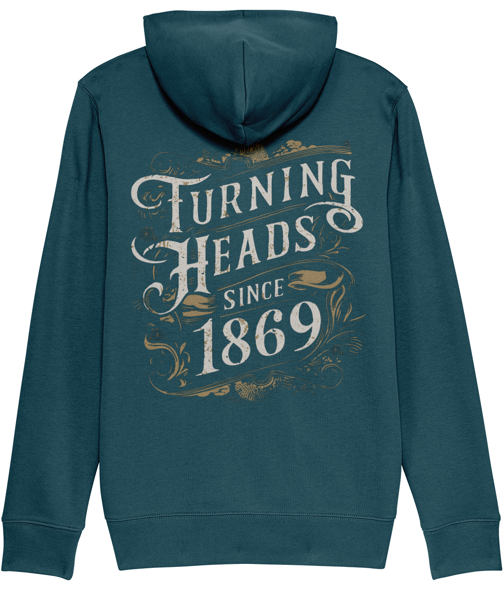 Penny Farthing Club - Turning Heads Since 1869 - Zip Up Hoodie