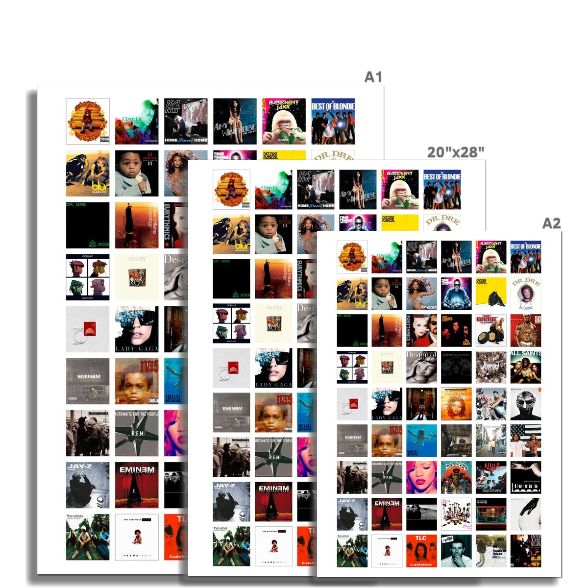 Dempsters Blue Blocks Photo Art Print