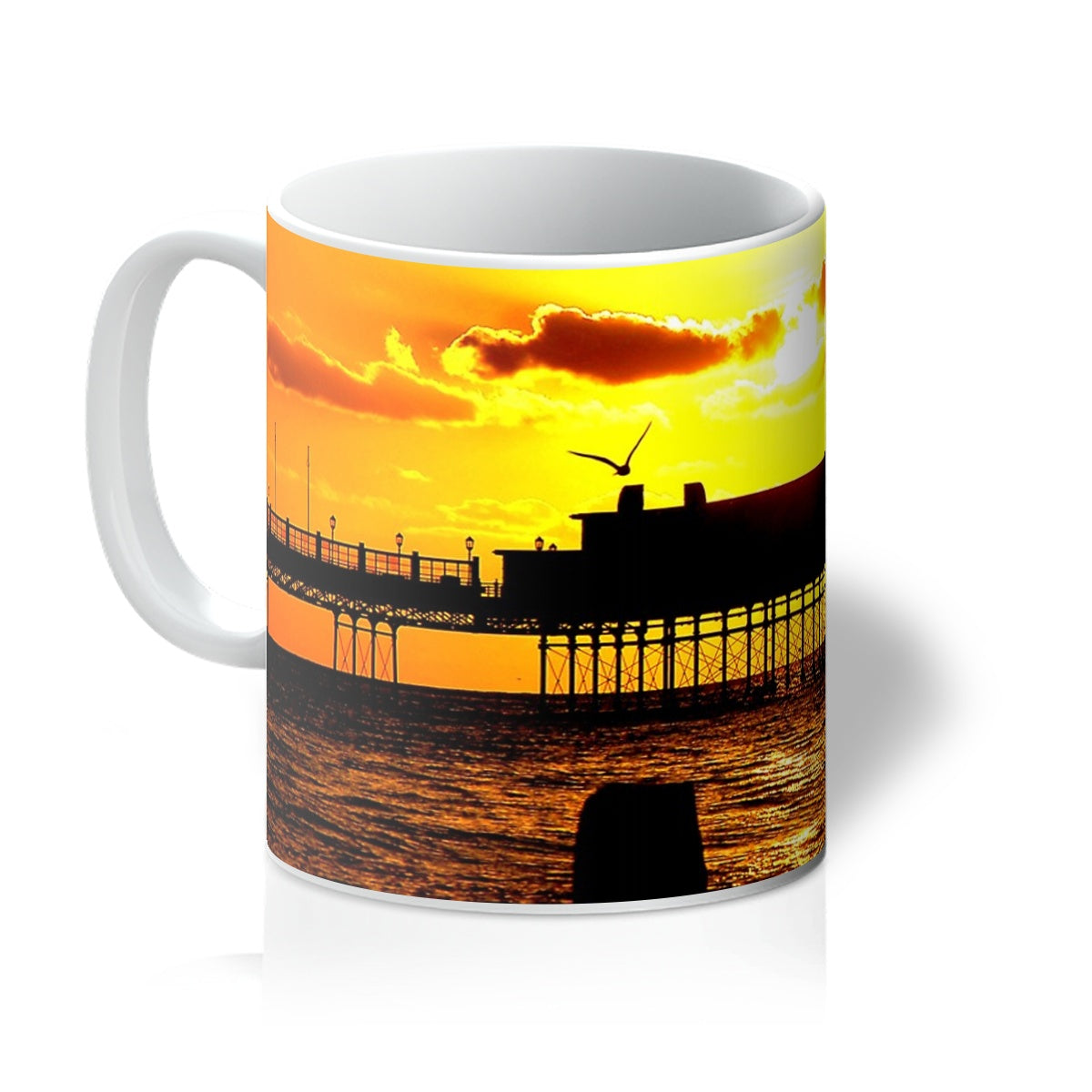 Worthing Pier Perfect Sunset by David Sawyer Mug