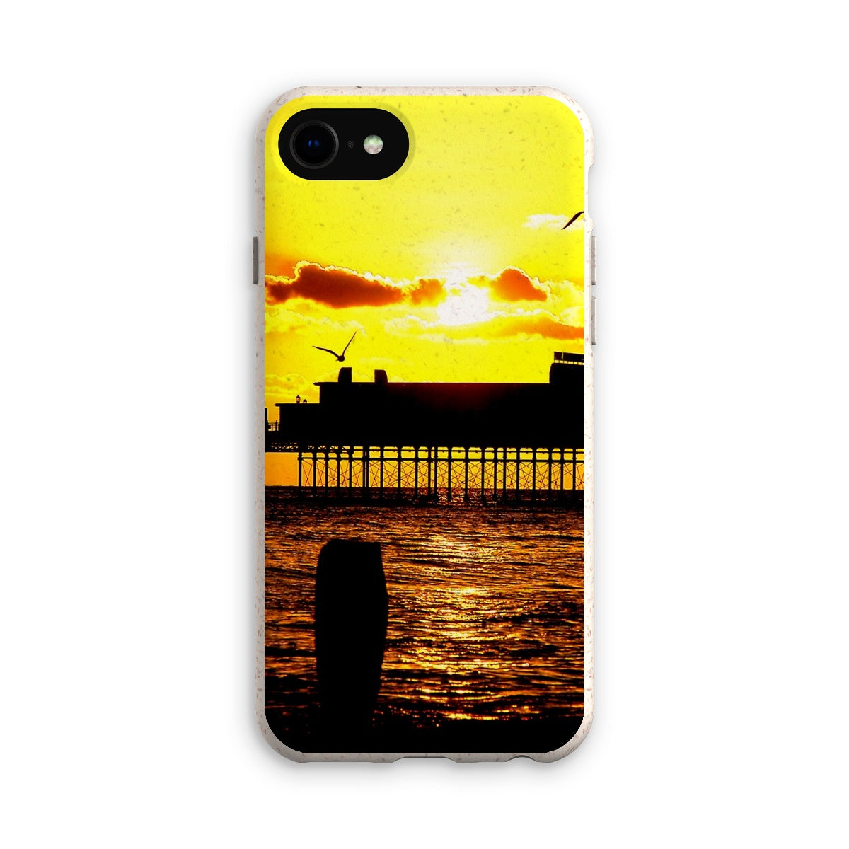 Worthing Pier Perfect Sunset by David Sawyer Eco Phone Case