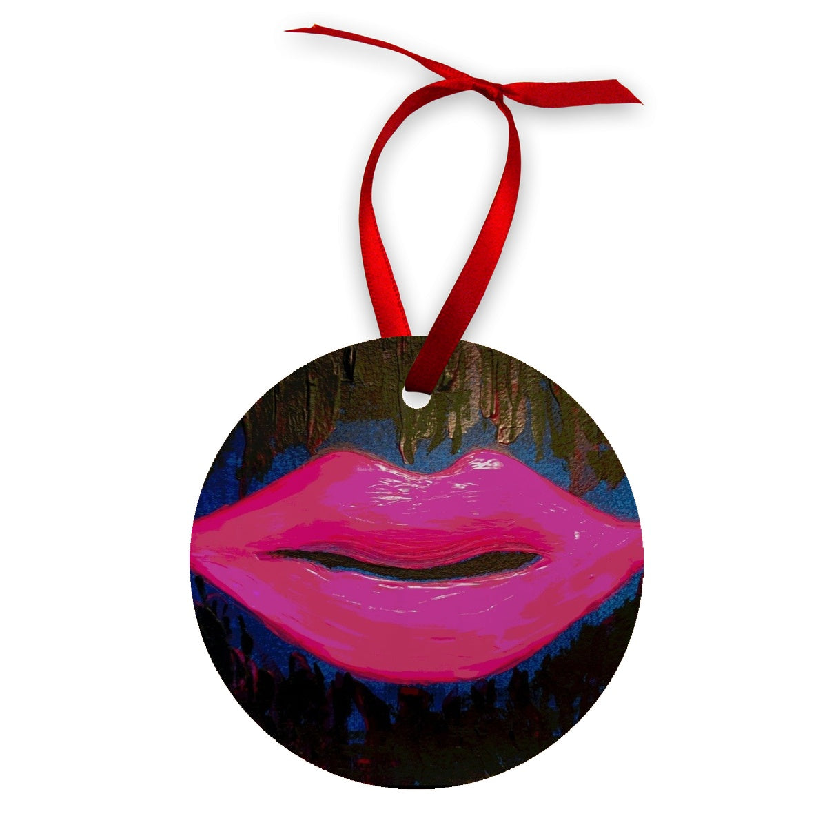 Plastic World Wood Ornament
