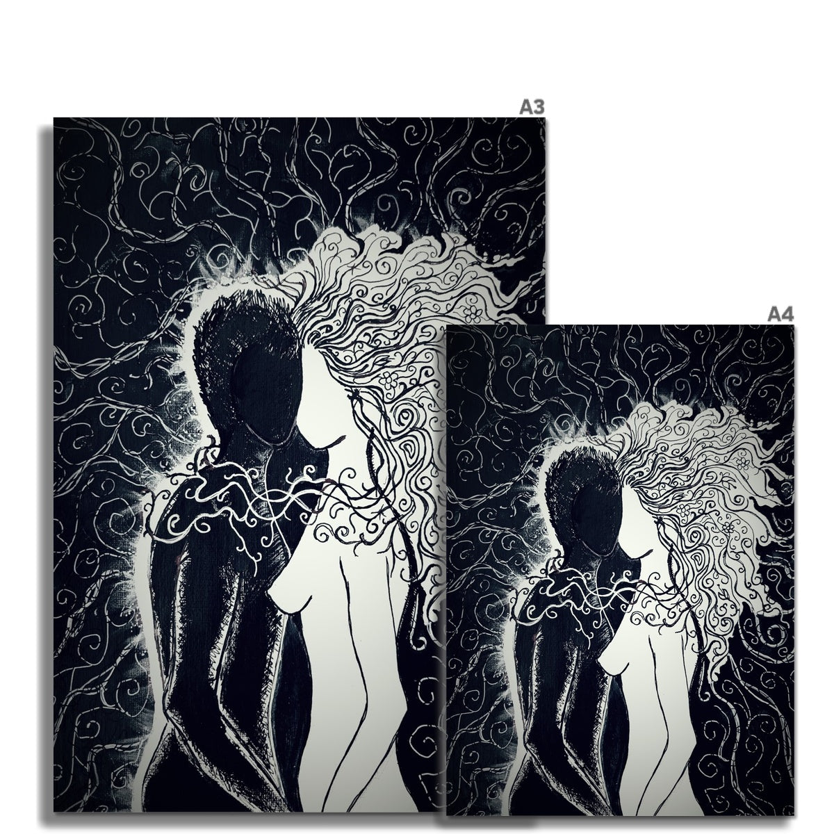 You Are My Darkness I Am Your Light Fine Art Print