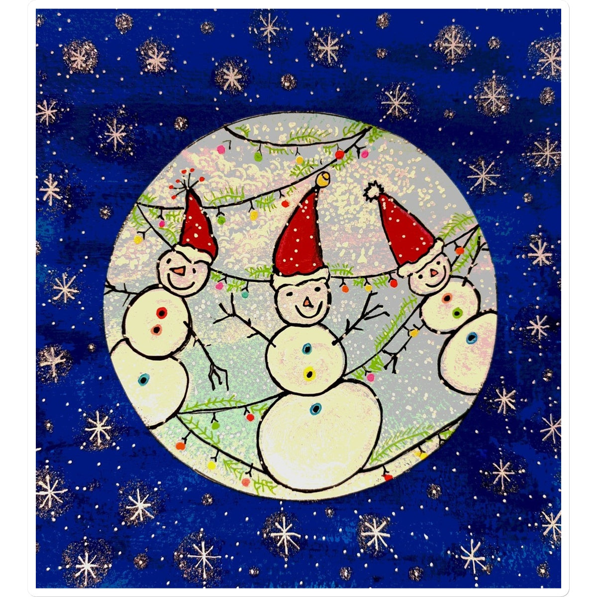 Snowmen Sticker
