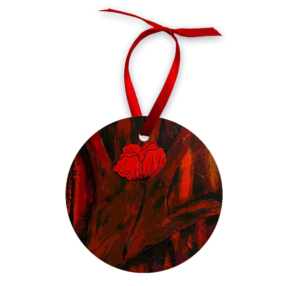 Lest We Forget Wood Ornament
