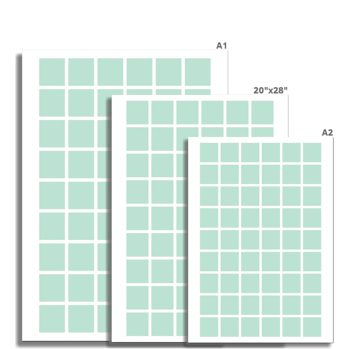 Dempsters Blue Blocks - wrong Photo Art Print