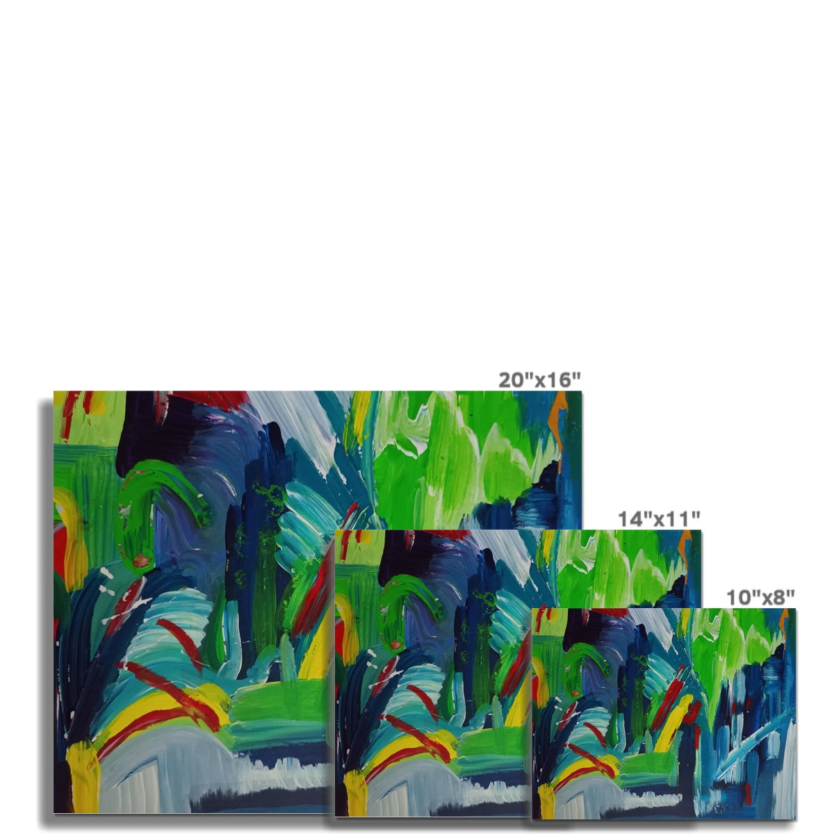 City Garden Fine Art Print
