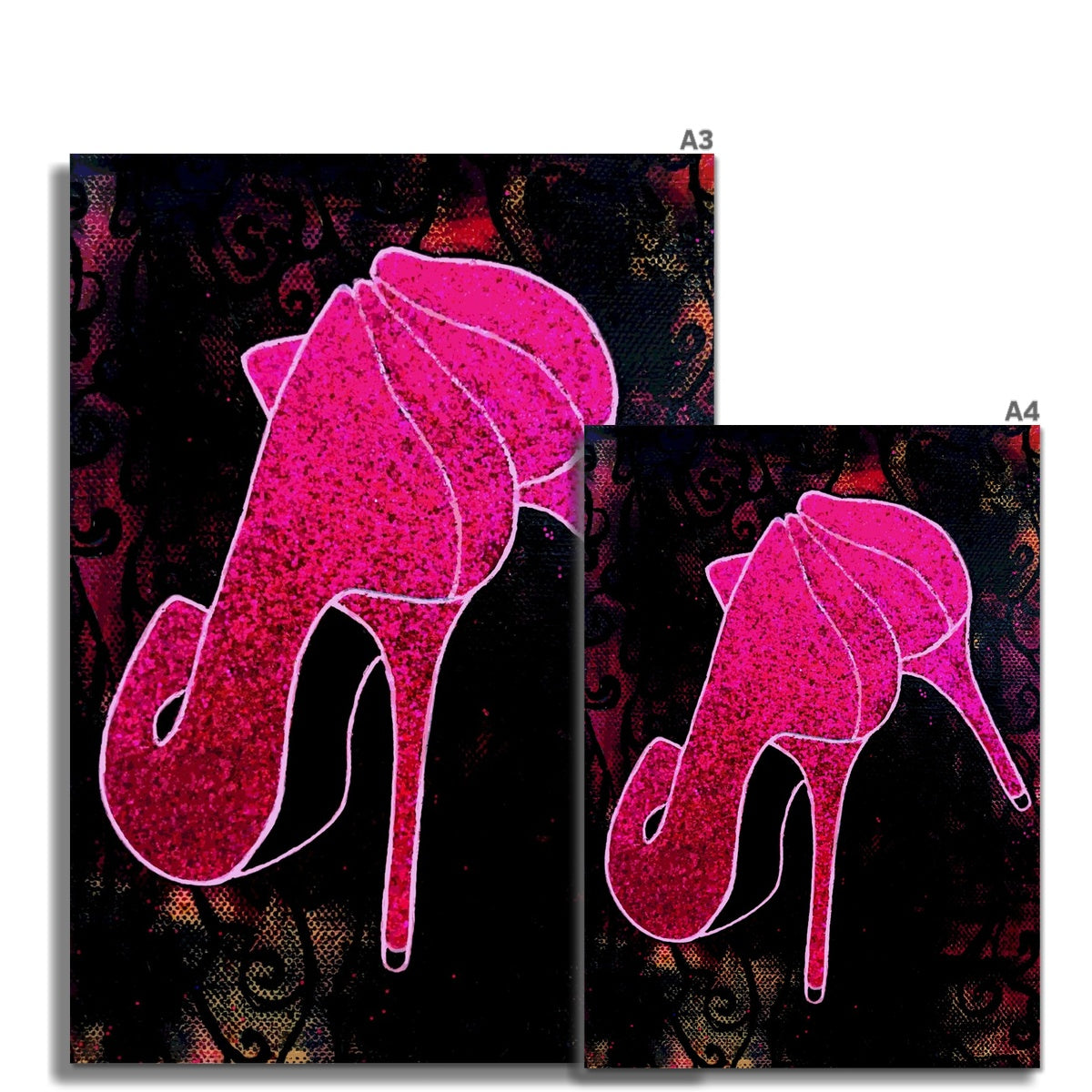 Pink Stiletto Fine Art Print