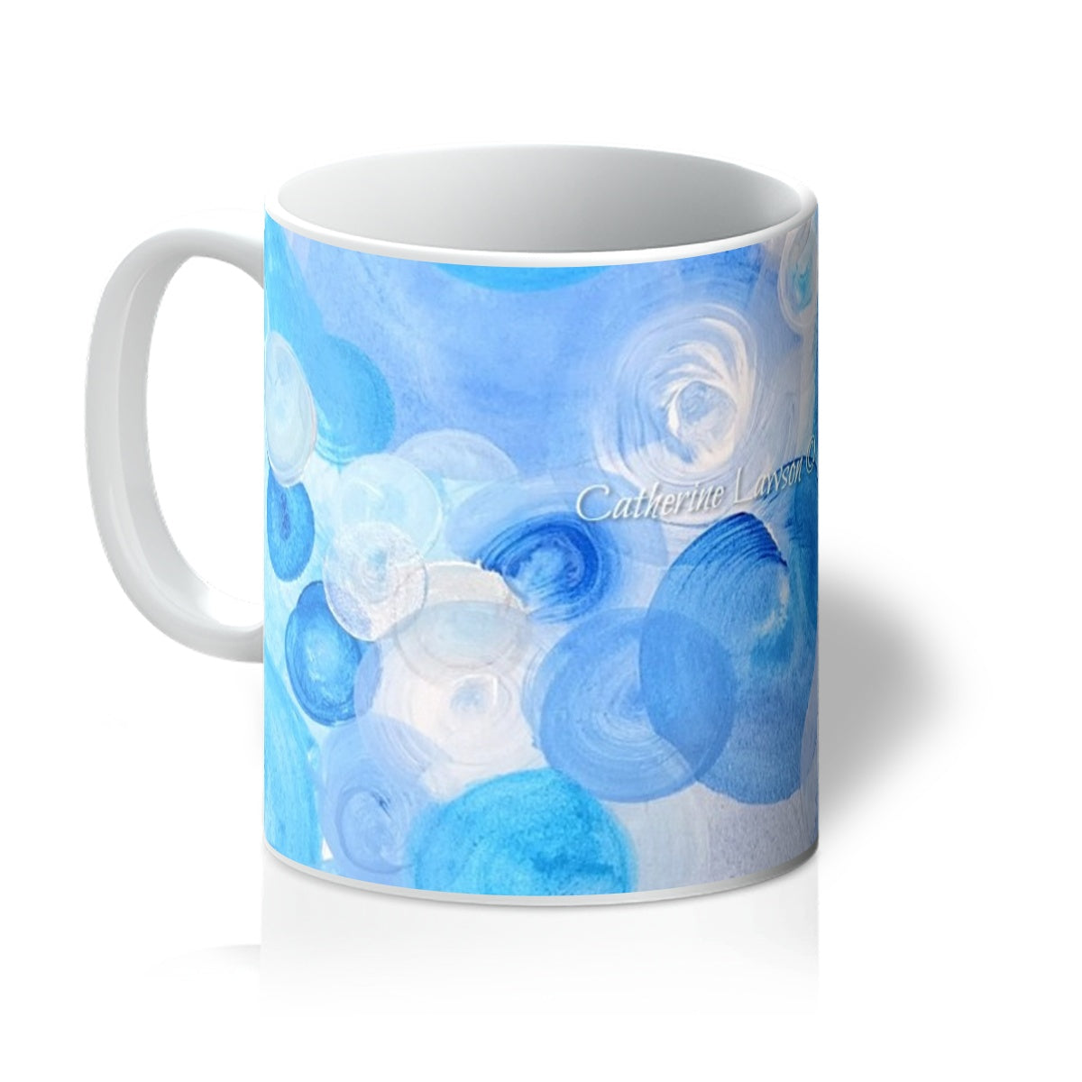 Blue Circles Mug