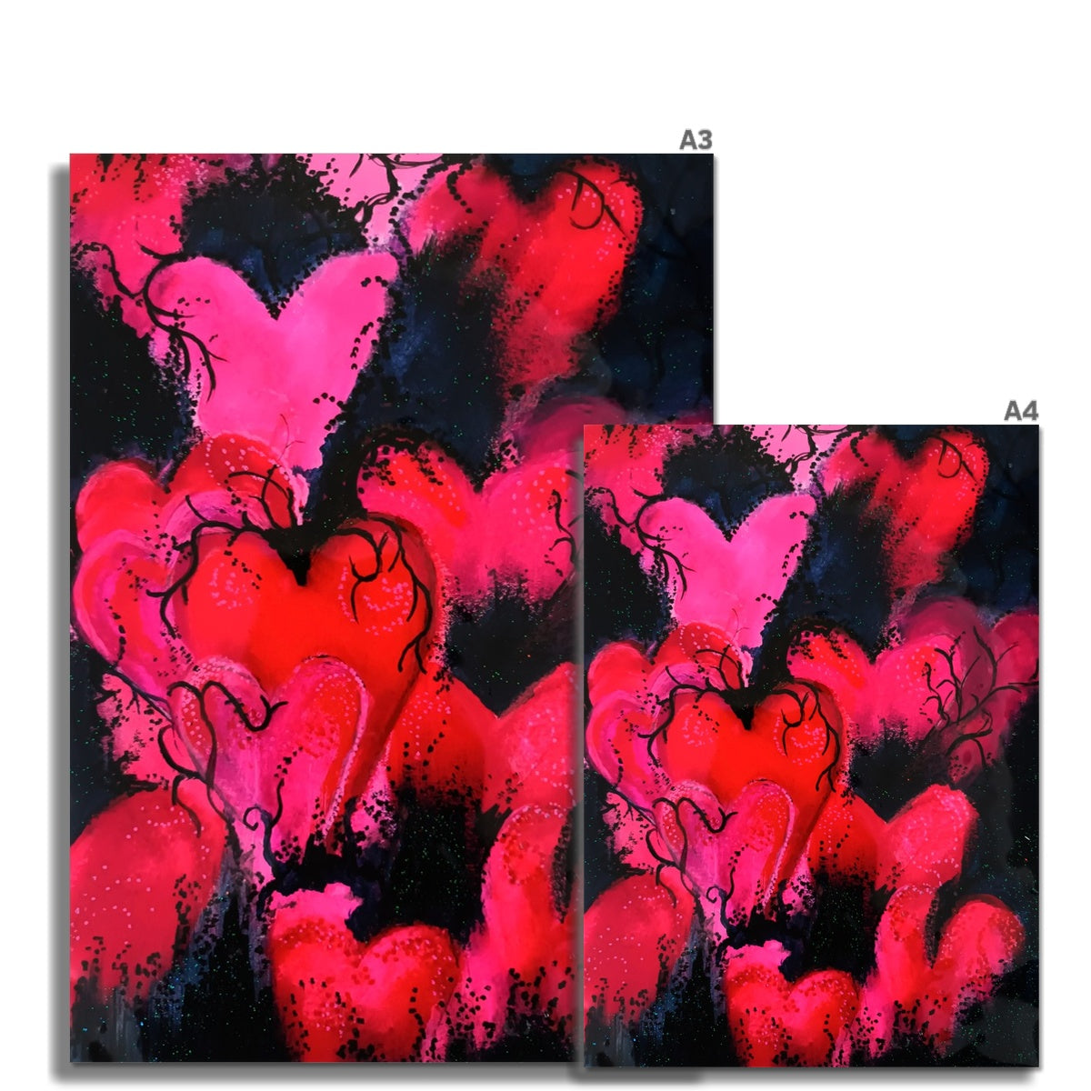 Heart Of Fire Fine Art Print