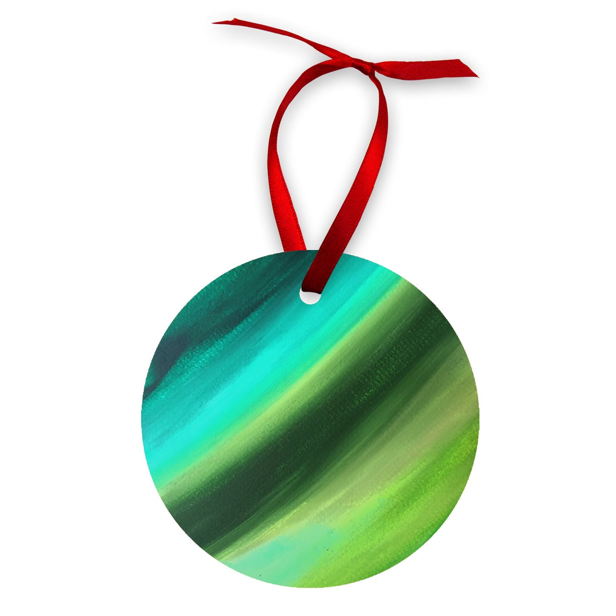 Green Wood Ornament
