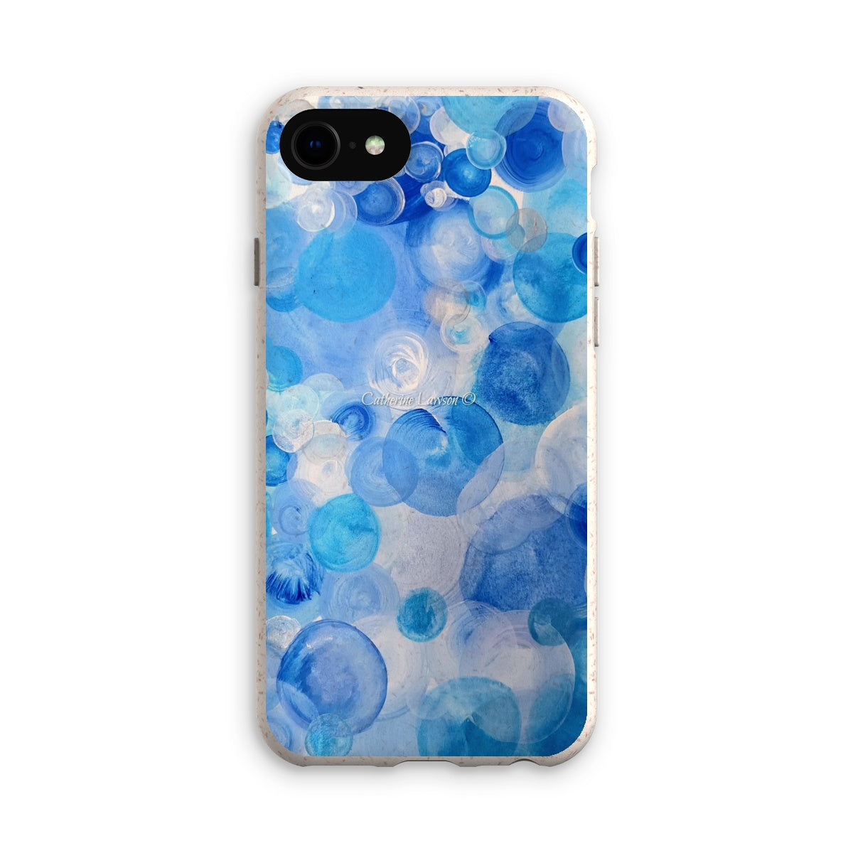 Blue Circles Eco Phone Case