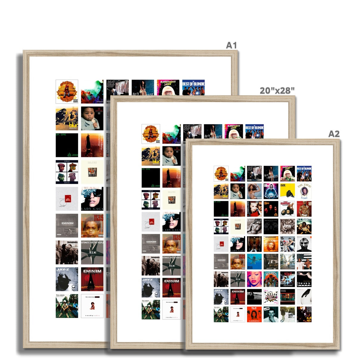 Dempsters Blue Blocks Framed & Mounted Print