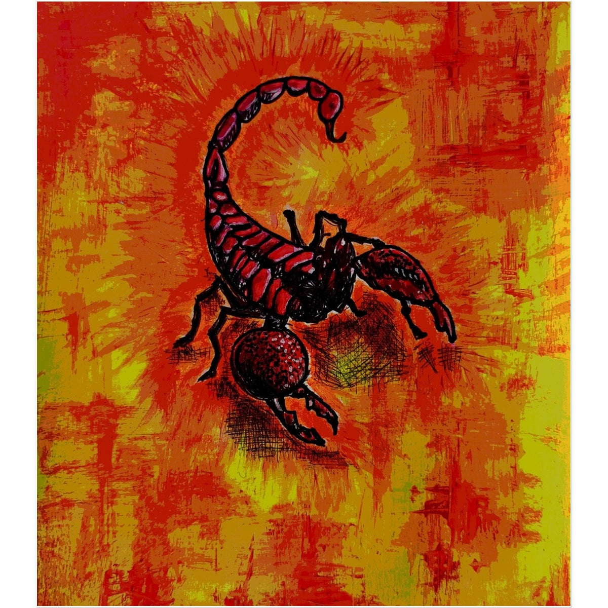 Scorpion Temporary Tattoo