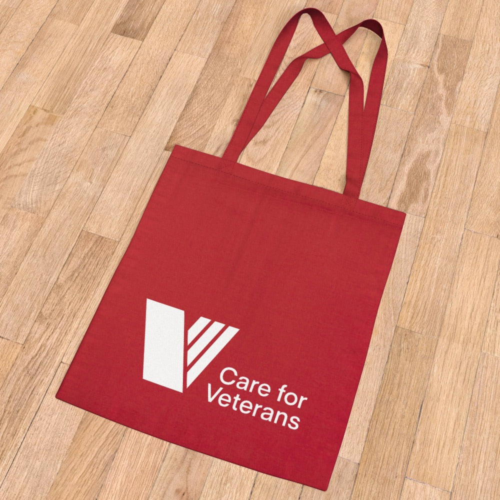 Care For Veterans - Tote Bag - White logo