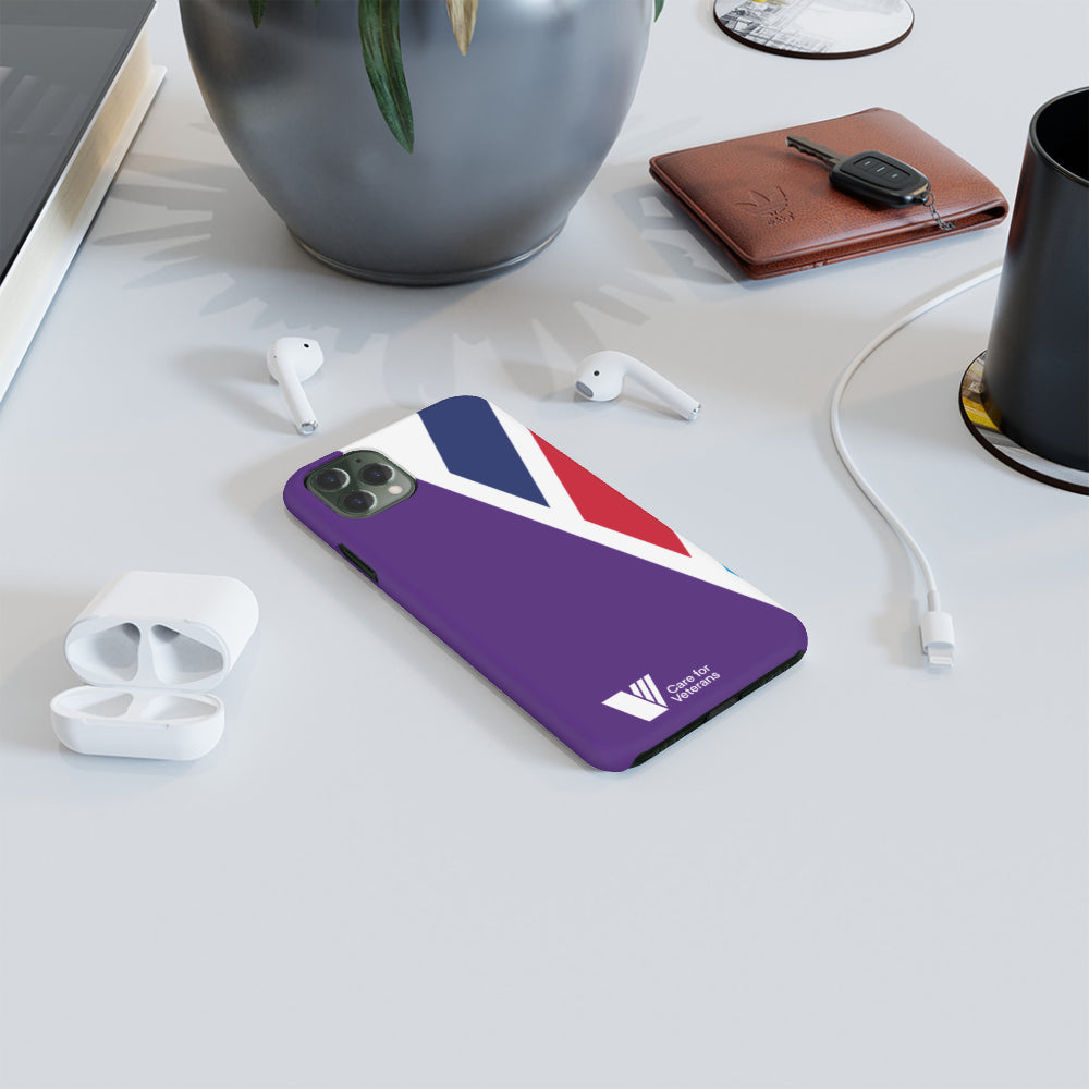 Care For Veterans - iPhone Cover - full colour logo