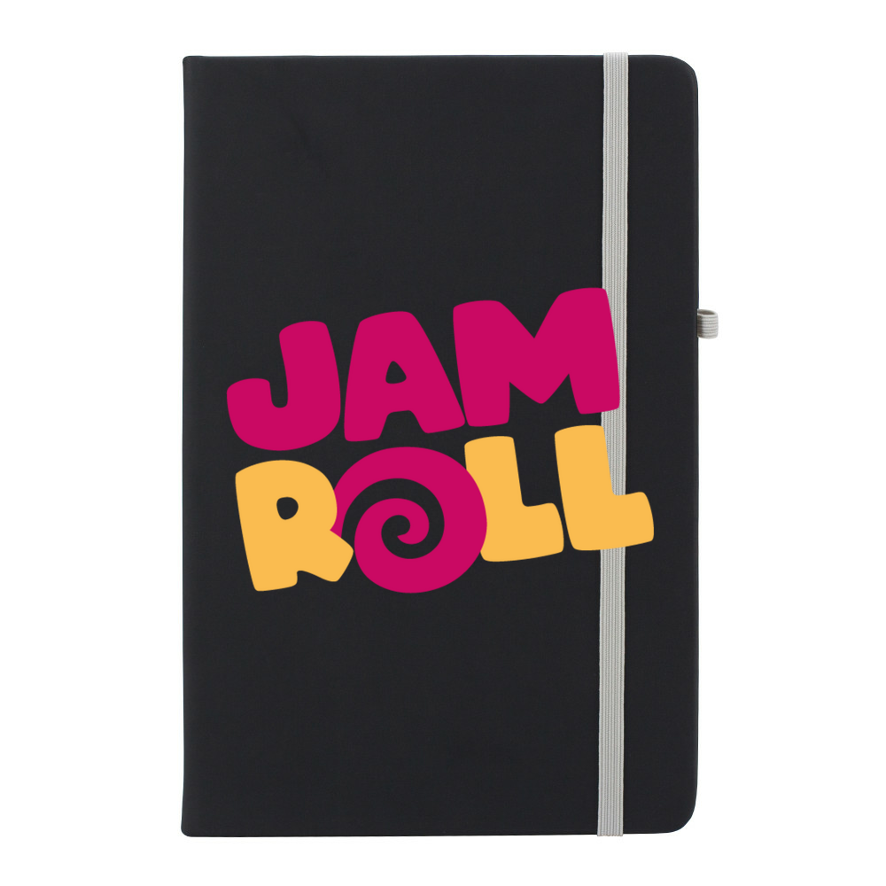 Jamroll - Black Soft Feel A5 Notebook