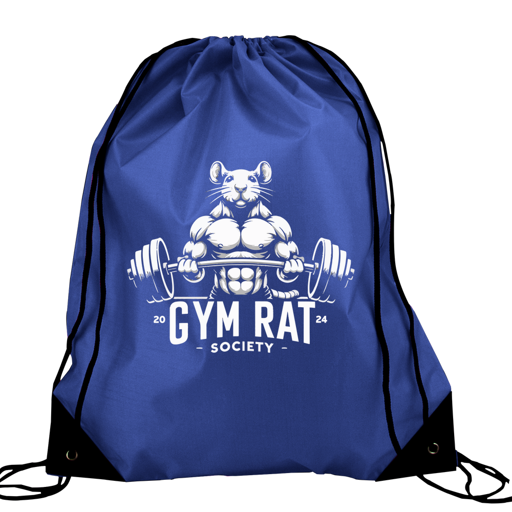 Gym Rat - Drawstring Bag - Design One