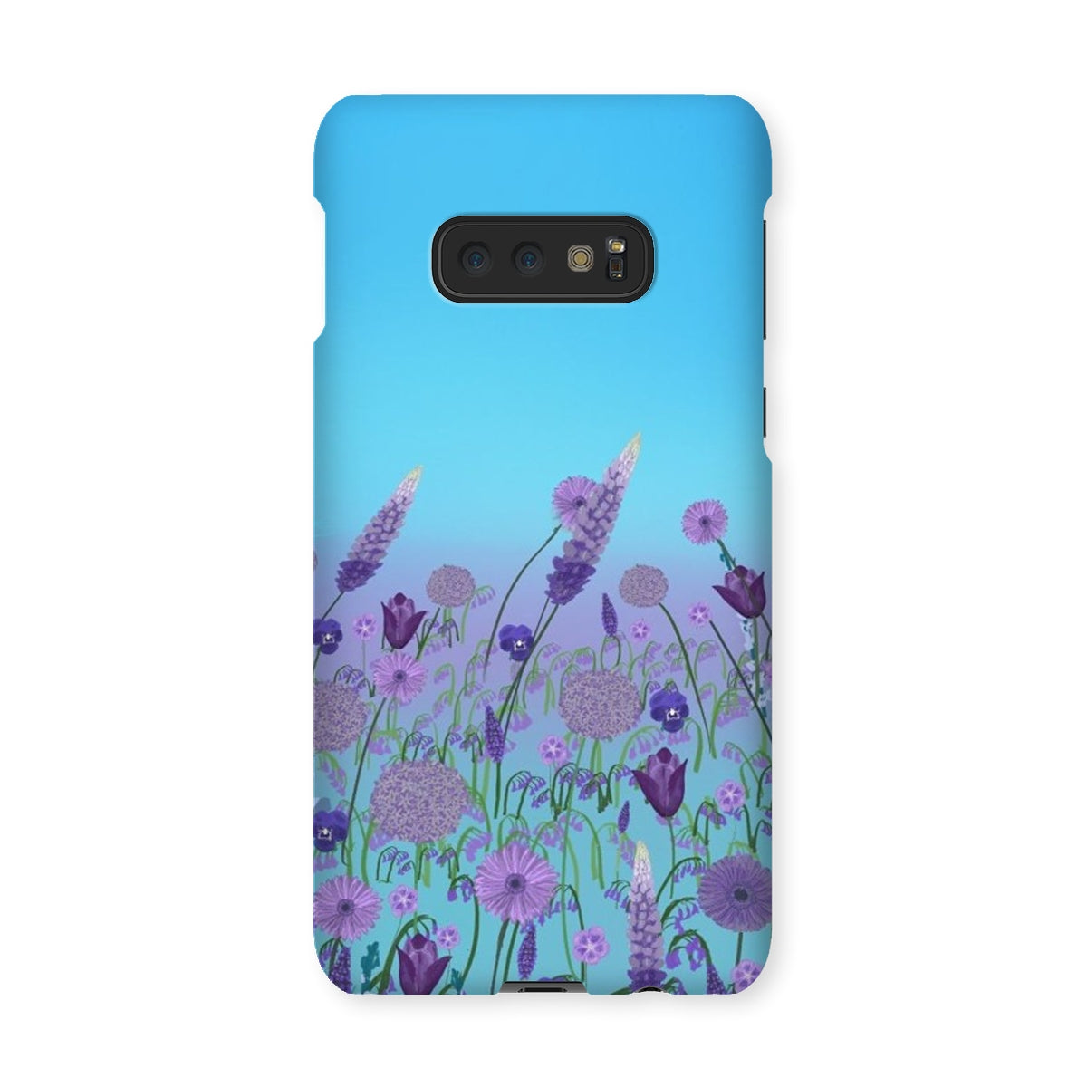 Purple Flowers (Christine) Snap Phone Case