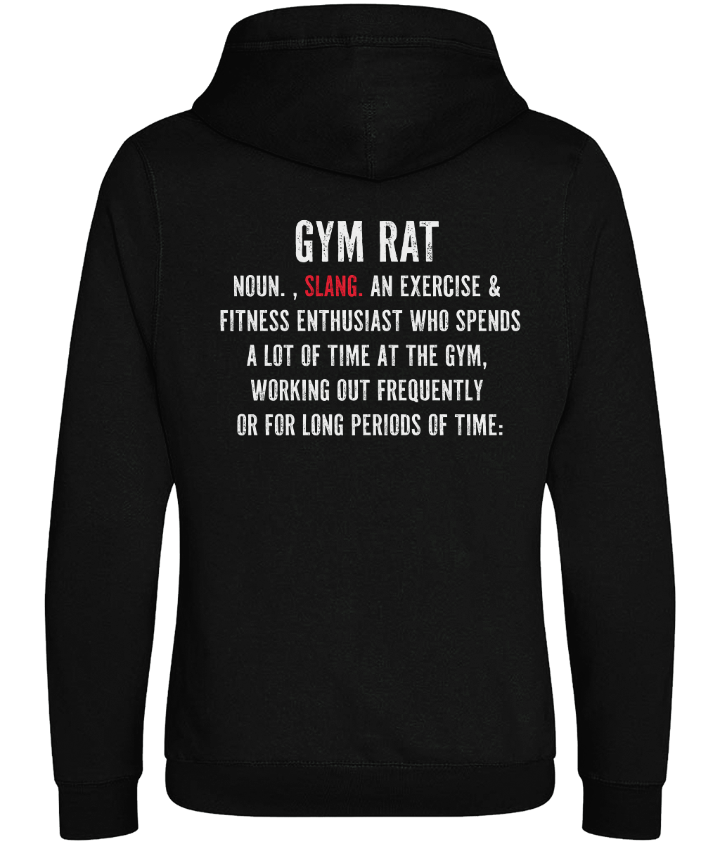 Gym Rat - Crossneck Hoodie - Design Two