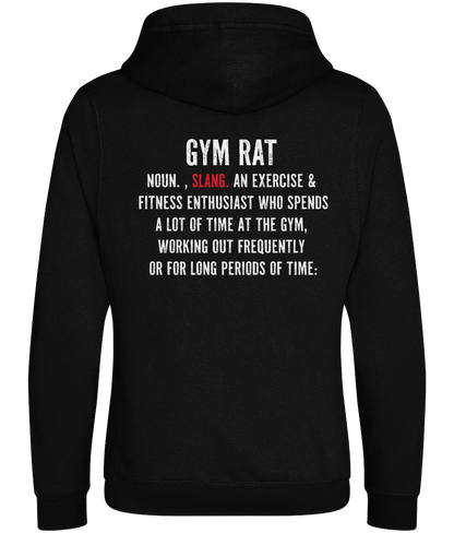 Gym Rat - Crossneck Hoodie - Design Two