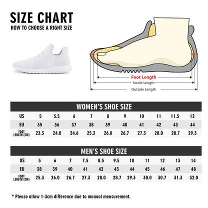 BBBC Branded Mens MD Lightweight Mesh Knit Sneakers