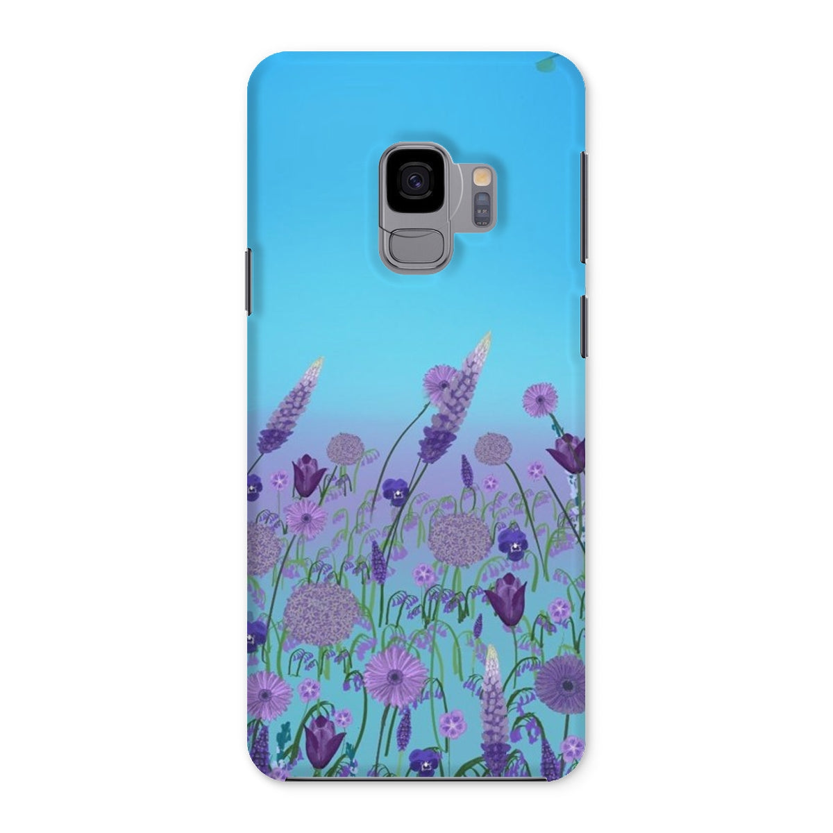 Purple Flowers (Christine) Snap Phone Case