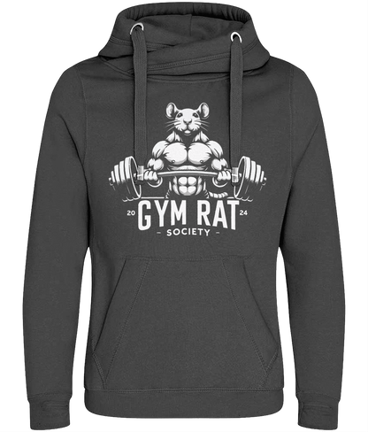 Gym Rat - Crossneck Hoodie - Design One