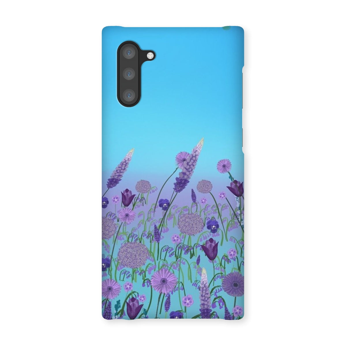 Purple Flowers (Christine) Snap Phone Case