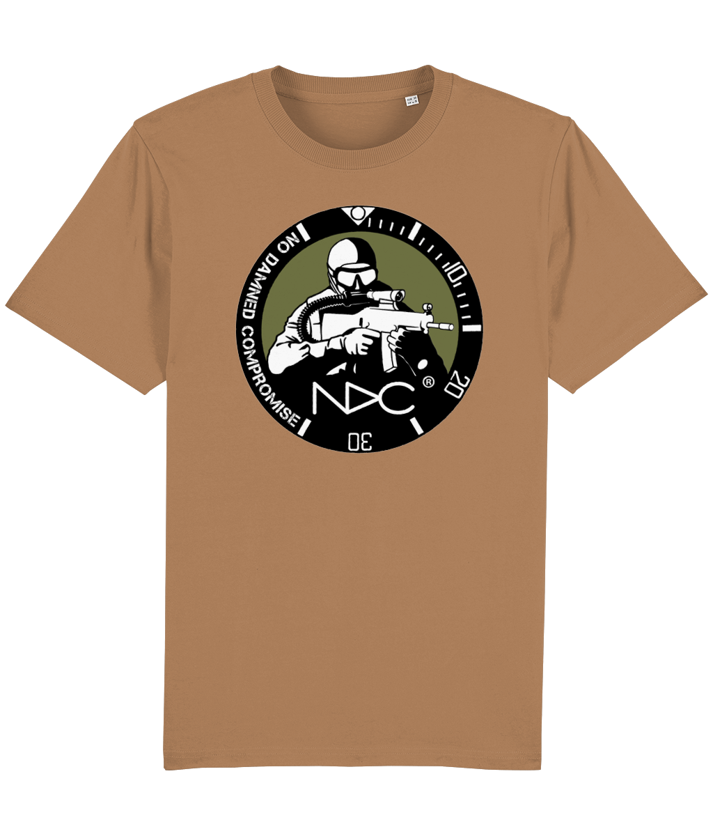 NDC Khaki 'No Damned Compromise' Teeshirt