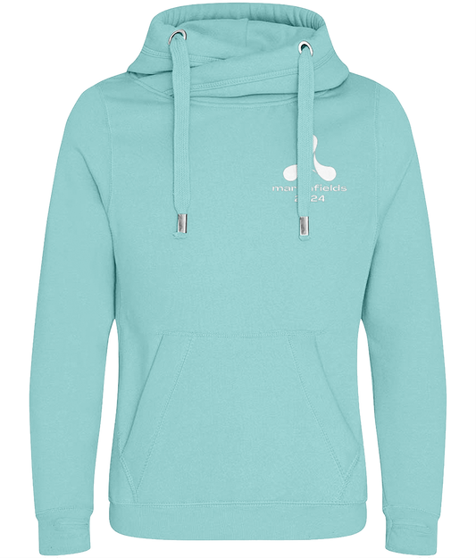Martinfields 2024 - Cross Neck Luxury Hoodie - White print