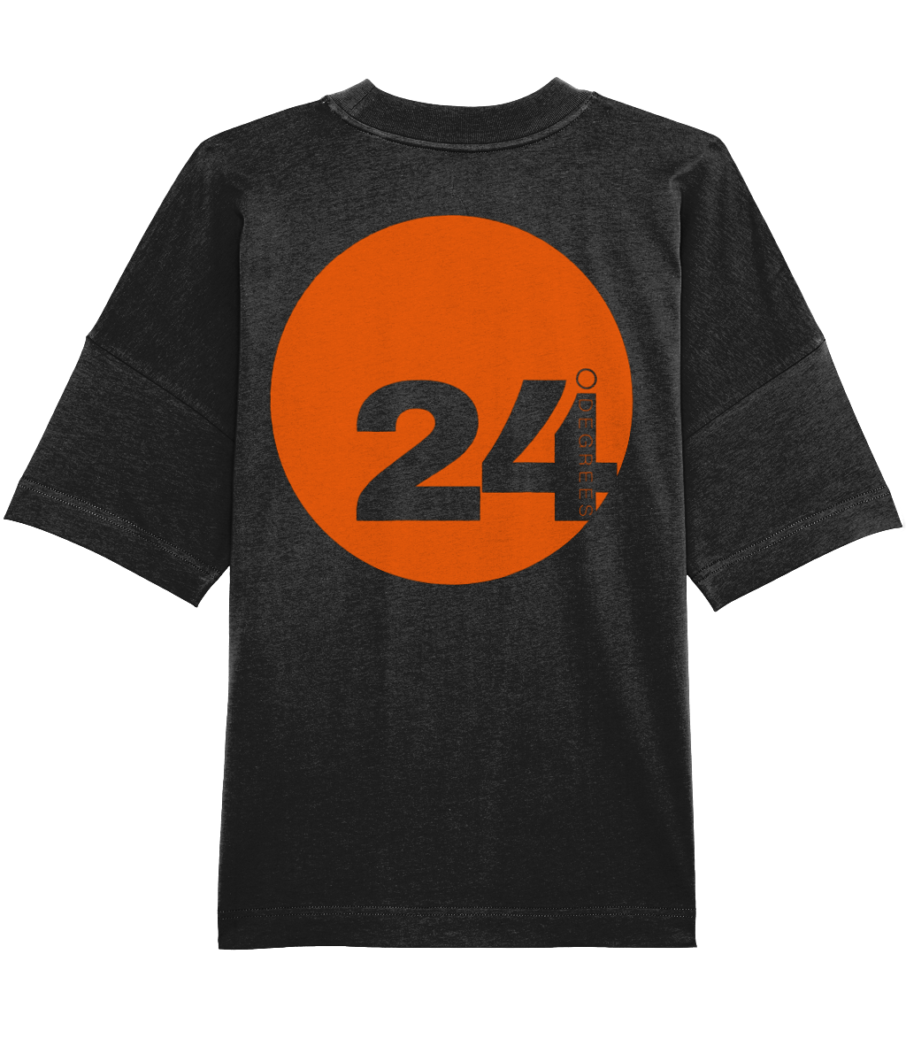 24 Degrees - Oversized with orange disc back
