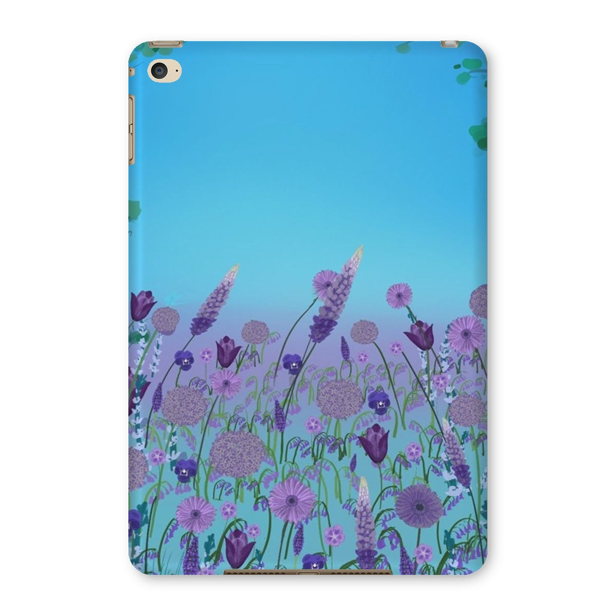 Purple Flowers (Christine) Tablet Cases