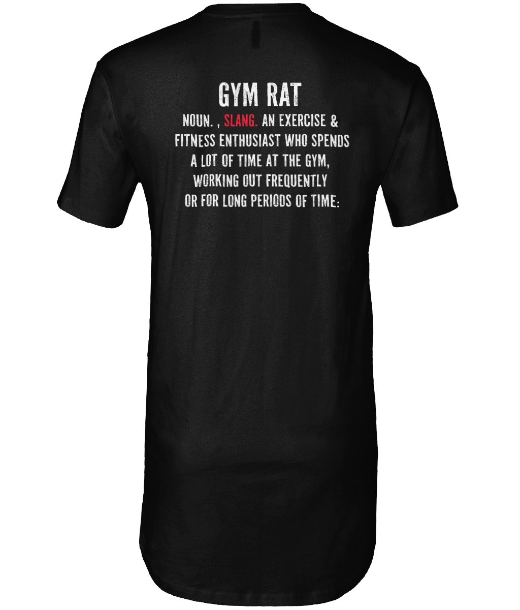 Gym Rat - Long Tee - Design Two