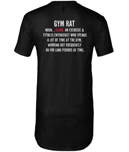 Gym Rat - Long Tee - Design Two