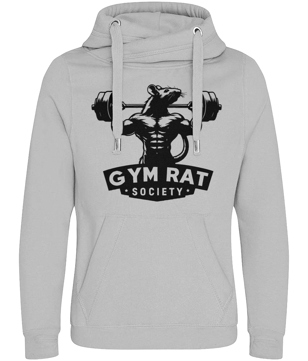 Gym Rat - Crossneck Hoodie - Design Three