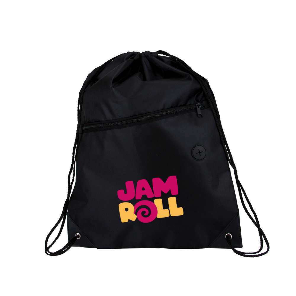 Jamroll - Drawstring Bag With Zip Pocket