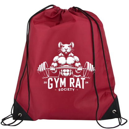 Gym Rat - Drawstring Bag - Design One