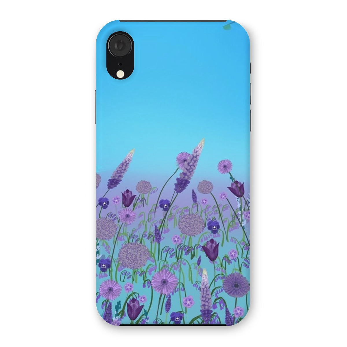 Purple Flowers (Christine) Snap Phone Case