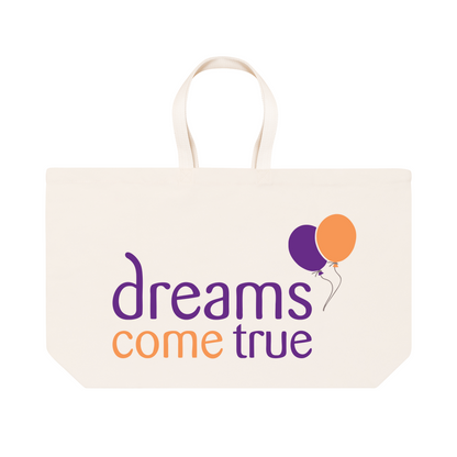 Dreams Come True - Oversized Canvas Tote Bag