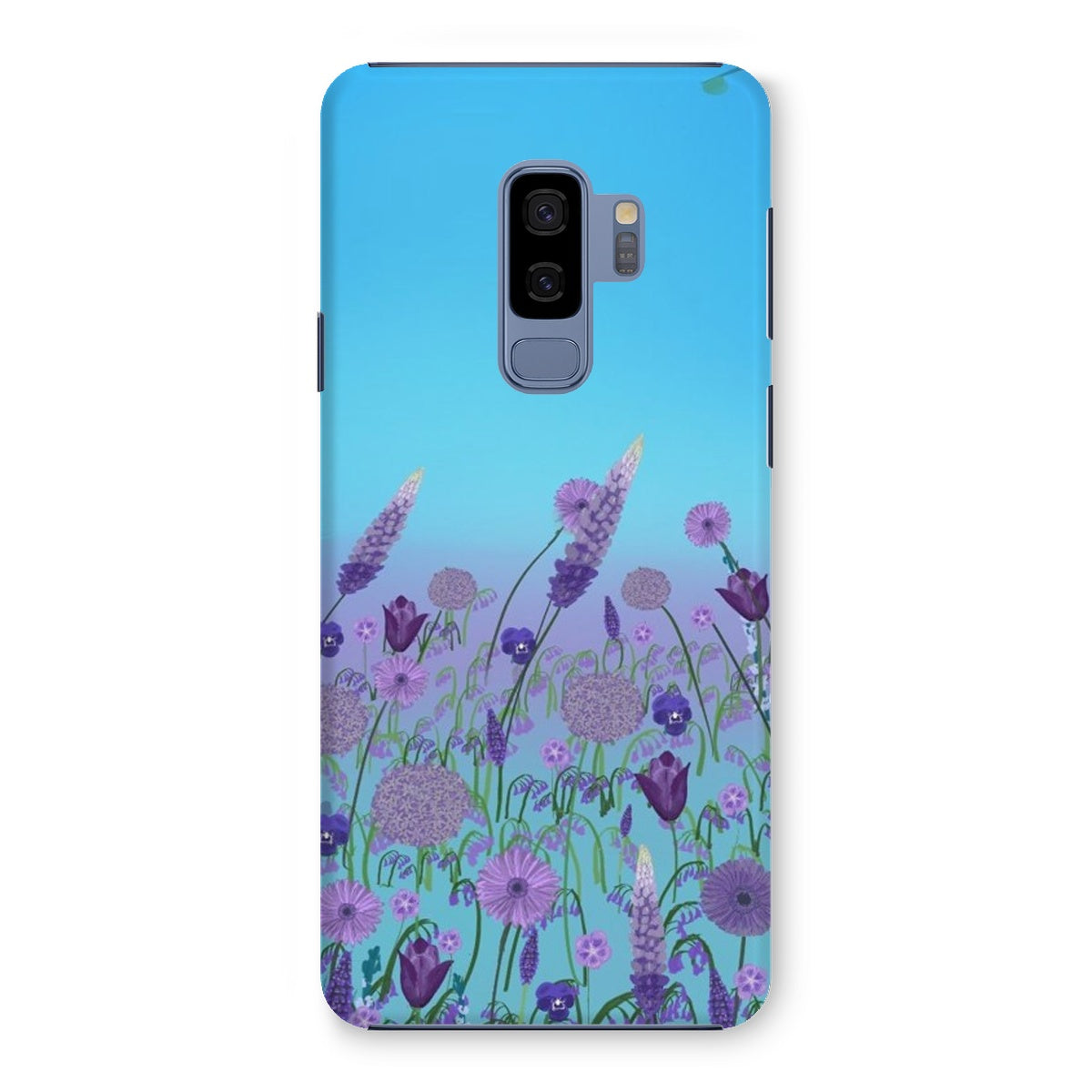 Purple Flowers (Christine) Snap Phone Case