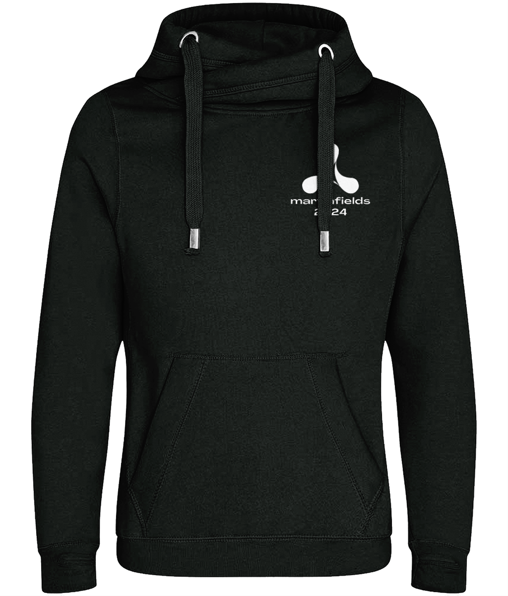 Martinfields 2024 - Cross Neck Luxury Hoodie - White print